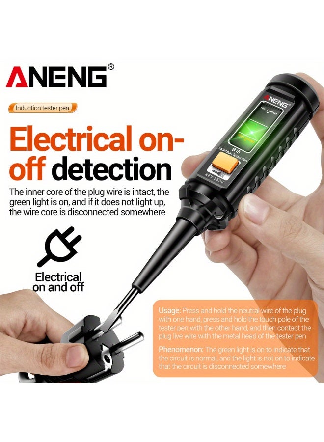 ANENG جهاز اختبار الكشف عن التيار المباشر NENG B15 مع ضوء مؤشر - Image 2